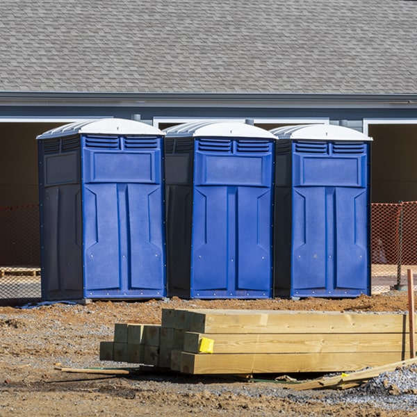 how do i determine the correct number of porta potties necessary for my event in White Hall